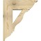 Ekena Millwork Funston Traditional Rough Sawn Bracket w/ Offset Brace, Douglas Fir, 8"W x 22"D x 26"H BKT0806X22X26FST01RDF - alternate 2
